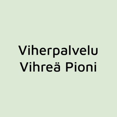 Viherpalvelu Vihreä Pioni