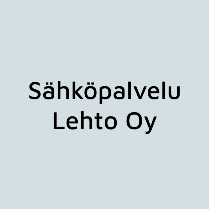 Sähköpalvelu Lehto Oy
