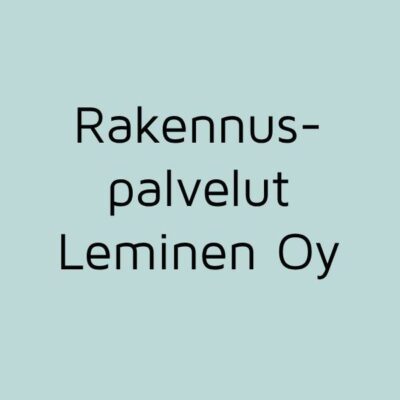Rakennuspalvelut Leminen Oy