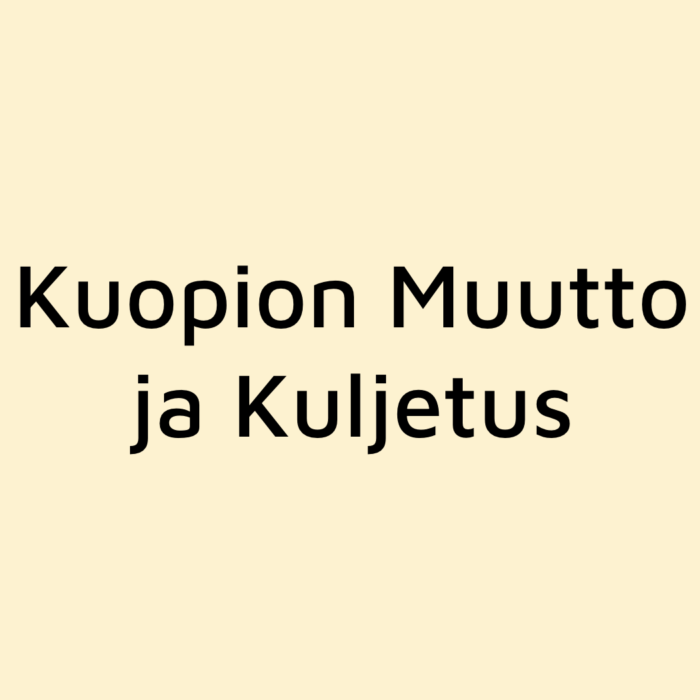 Kuopion Muutto ja Kuljetus