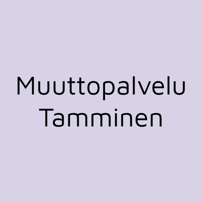 Muuttopalvelu Tamminen